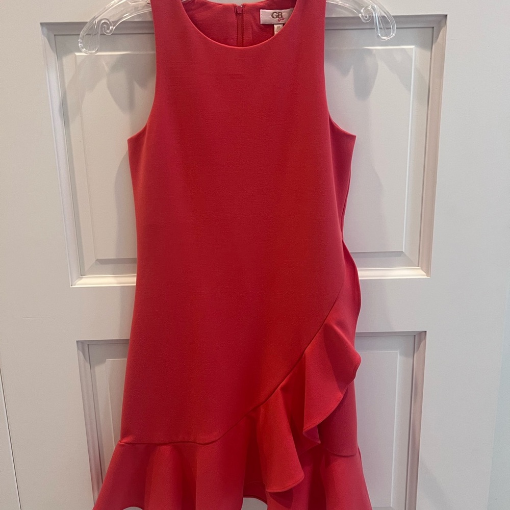 GB girls coral dress